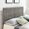 Alana King Wood Platform Bed With Angular Frame / MOD-6617