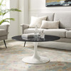 Lippa 36" Round Faux Marble Coffee Table / EEI-5191