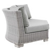 Conway Outdoor Patio Wicker Rattan 6-Piece Sectional Sofa Furniture Set / EEI-5094