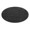 Lippa 60" Oval Artificial Marble Dining Table / EEI-5186