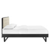 Bridgette Full Wood Platform Bed With Angular Frame / MOD-6643