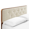 Bridgette Wood Full Platform Bed With Angular Frame / MOD-6643