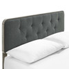 Bridgette Wood Full Platform Bed With Angular Frame / MOD-6643