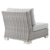 Conway Outdoor Patio Wicker Rattan 6-Piece Sectional Sofa Furniture Set / EEI-5099