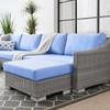 Conway Outdoor Patio Wicker Rattan 6-Piece Sectional Sofa Furniture Set / EEI-5099