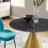 Tupelo 40" Artificial Marble Dining Table / EEI-5345