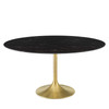 Lippa 60" Round Artificial Marble Dining Table / EEI-5241