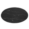 Lippa 48" Oval Artificial Marble Dining Table / EEI-5227