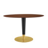 Zinque 48" Oval Dining Table / EEI-5142