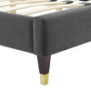 Peyton Performance Velvet Full Platform Bed / MOD-6869