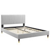 Peyton Performance Velvet Full Platform Bed / MOD-6869