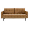 Cameron Tufted Vegan Leather Sofa / EEI-4452