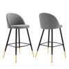 Cordial Fabric Bar Stools - Set of 2 / EEI-4526
