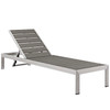 Shore Outdoor Patio Aluminum Chaise with Cushions / EEI-4502