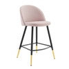 Cordial Performance Velvet Counter Stools - Set of 2 / EEI-4529