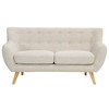 Remark Upholstered Fabric Loveseat / EEI-1632