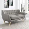 Remark Upholstered Fabric Loveseat / EEI-1632