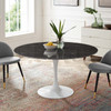 Lippa 54" Round Artificial Marble Dining Table / EEI-5183