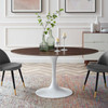 Lippa 60" Oval Cherry Walnut Wood Dining Table / EEI-5194