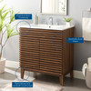 Render 30" Bathroom Vanity Cabinet / EEI-5422