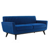 Engage Channel Tufted Performance Velvet Loveseat / EEI-5458