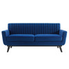 Engage Channel Tufted Performance Velvet Loveseat / EEI-5458