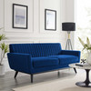 Engage Channel Tufted Performance Velvet Loveseat / EEI-5458