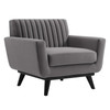 Engage Channel Tufted Performance Velvet Armchair / EEI-5457