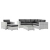 Convene 6-Piece Outdoor Patio Sectional Set / EEI-5447