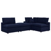 Commix 4-Piece Sunbrella® Outdoor Patio Sectional Sofa / EEI-5582