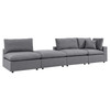 Commix 4-Piece Sunbrella® Outdoor Patio Sectional Sofa / EEI-5582