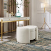 Nebula Boucle Upholstered Ottoman / EEI-5561