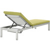Shore Outdoor Patio Aluminum Chaise with Cushions / EEI-5547