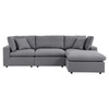 Commix 4-Piece Sunbrella® Outdoor Patio Sectional Sofa / EEI-5581