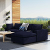 Commix 4-Piece Sunbrella® Outdoor Patio Sectional Sofa / EEI-5581
