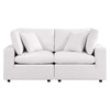 Commix Overstuffed Outdoor Patio Loveseat / EEI-5576