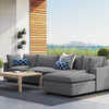 Commix 5-Piece Sunbrella® Outdoor Patio Sectional Sofa / EEI-5584