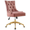 Regent Tufted Performance Velvet Office Chair / EEI-4571