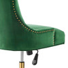 Regent Tufted Performance Velvet Office Chair / EEI-4571