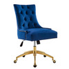 Regent Tufted Performance Velvet Office Chair / EEI-4571