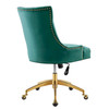 Regent Tufted Performance Velvet Office Chair / EEI-4571