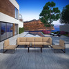 Fortuna 7 Piece Outdoor Patio Sectional Sofa Set / EEI-1729