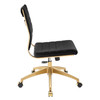 Jive Armless Mid Back Performance Velvet Office Chair / EEI-4280