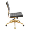 Jive Armless Mid Back Performance Velvet Office Chair / EEI-4280