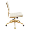 Jive Armless Mid Back Performance Velvet Office Chair / EEI-4280