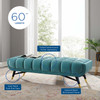 Adept 60" Performance Velvet Bench / EEI-4241