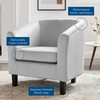 Prospect Performance Velvet Armchair / EEI-4137