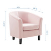 Prospect Performance Velvet Armchair / EEI-4137