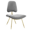 Ponder Performance Velvet Lounge Chair / EEI-2809