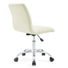 Ripple Armless Mid Back Vinyl Office Chair / EEI-1532